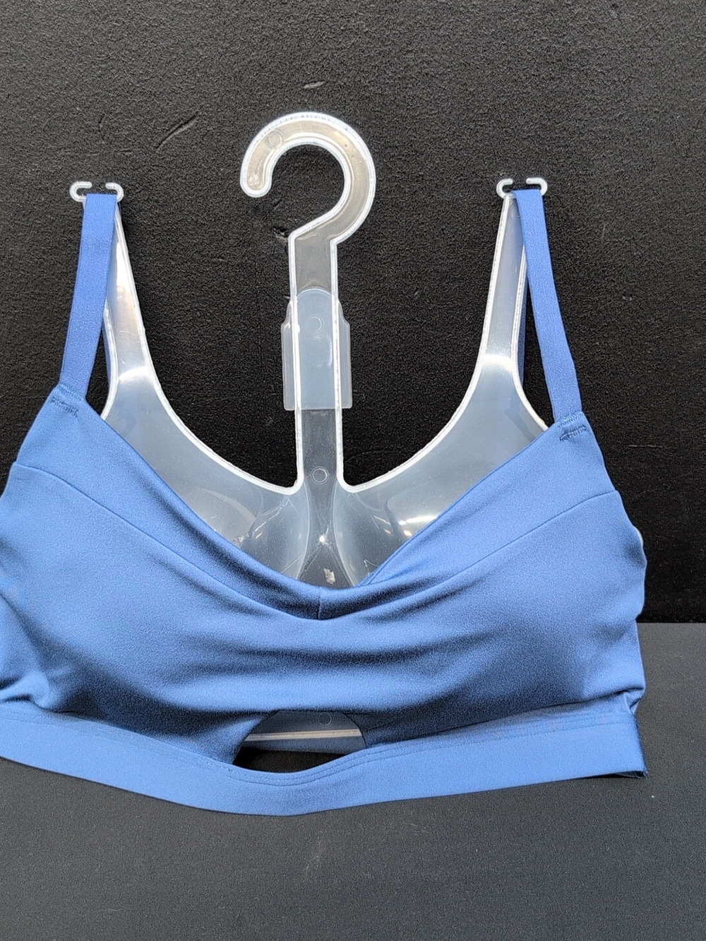 Gymshark Balcony Peekaboo Light Support Sports Bra Small Compound Blue
